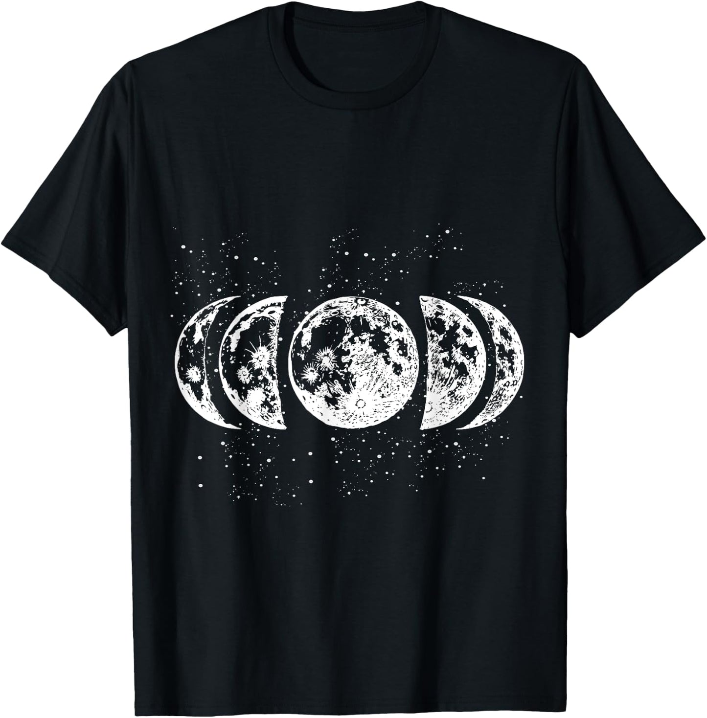 Moon Phases Astronomy T-Shirt - T-Shirt | Black
