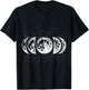 Moon Phases Astronomy T-Shirt - T-Shirt | Black