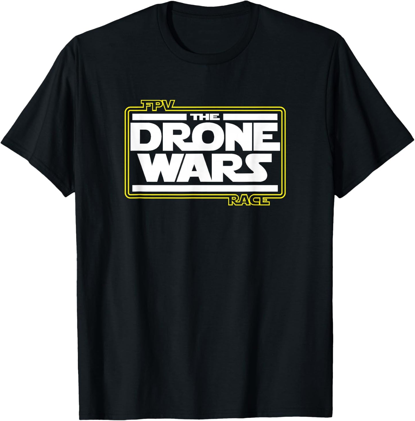 FPV Drone Wars Race Pilot Flying T-Shirt - T-Shirt | Black