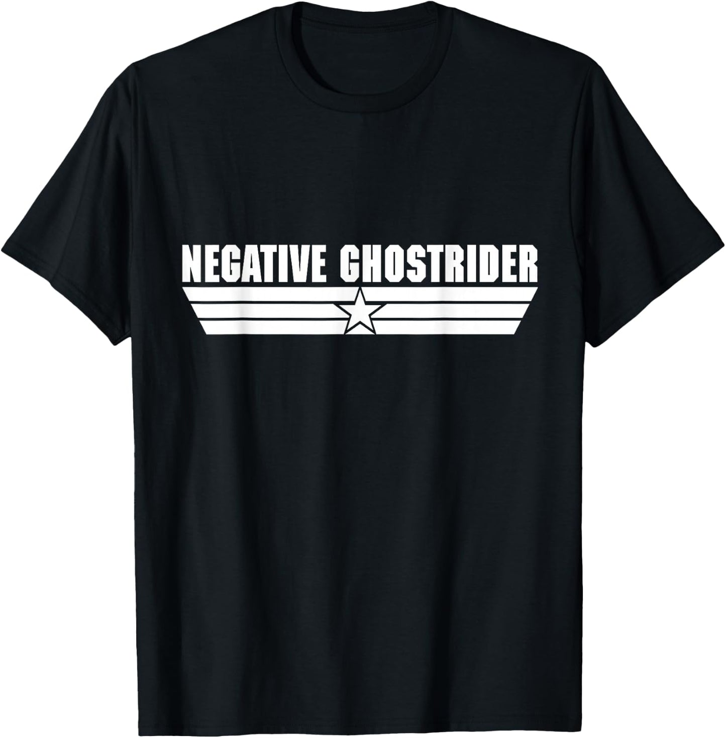 Negative Ghostrider Sarcasm T-Shirt - T-Shirt | Black