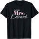 Future Mrs Edwards Bridal Wedding Bride Engagement T-Shirt - T-Shirt | Black