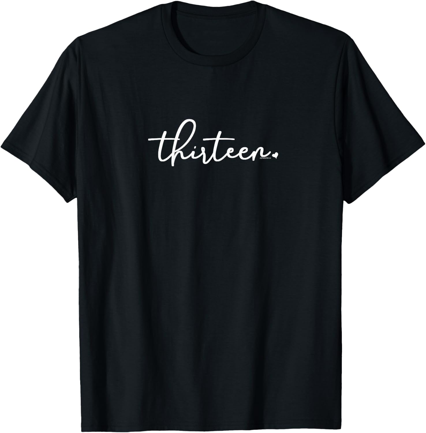 13th Birthday Gifts for Teen Girls Thirteen Age 13 Year Idea T-Shirt - T-Shirt | Black