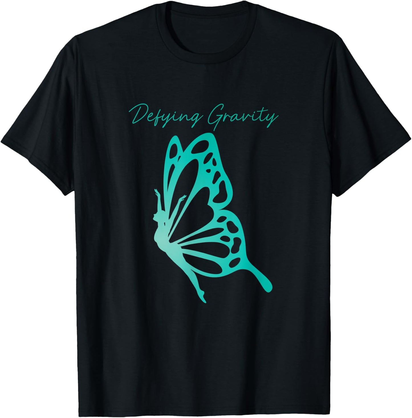 Defying Gravity - Aerial Dancing T-Shirt - T-Shirt | Black