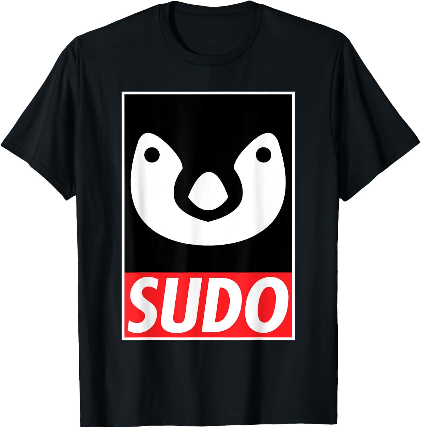 SUDO - Linux & Coding Humor & Nerd Pride Sudo Style Apparel T-Shirt - T-Shirt | Black