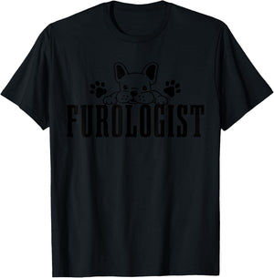 Dog Groomer Furologist Puppy Care Funny Dog Grooming Salon T-Shirt - T-Shirt | Black