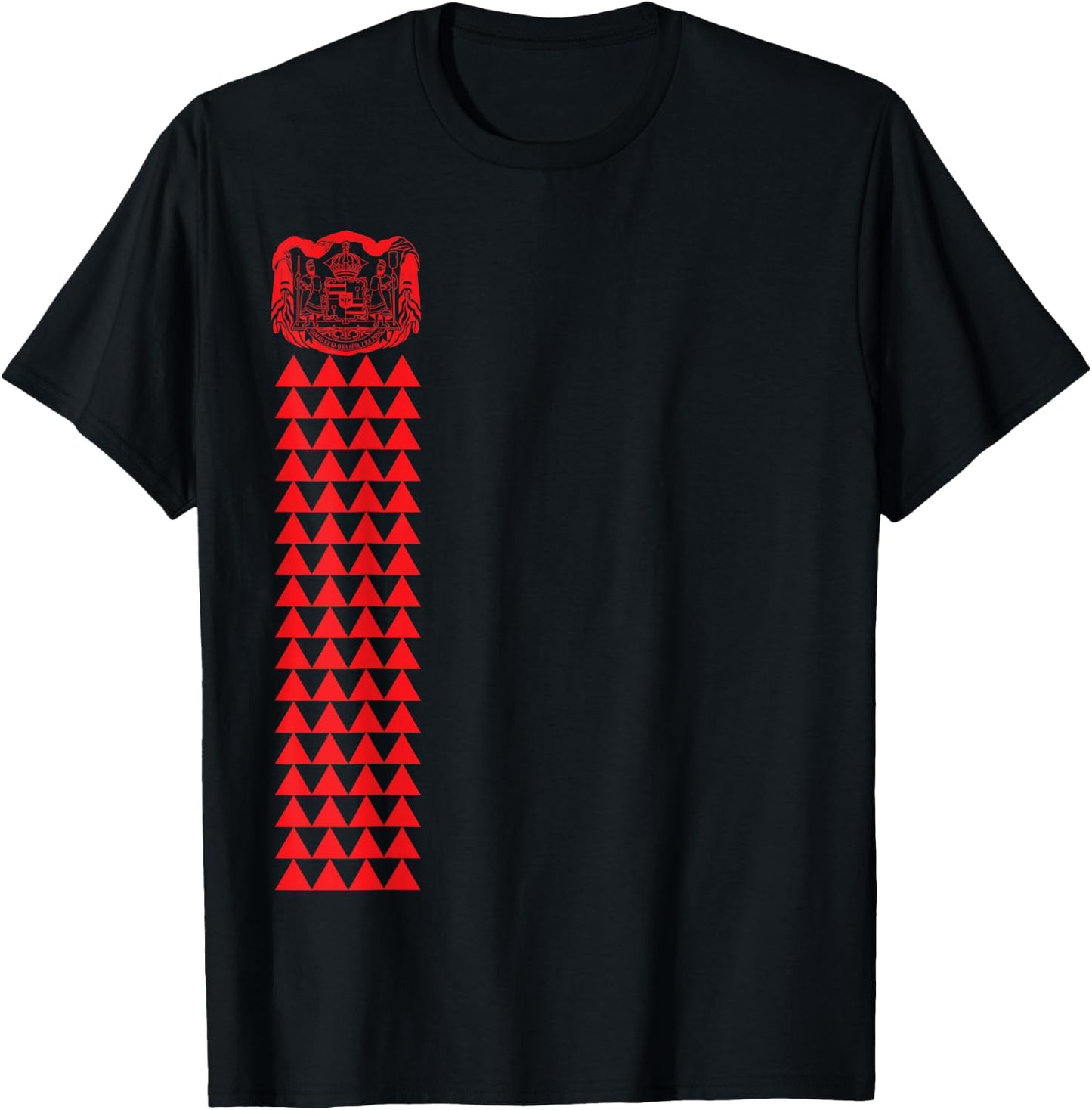 Tribal Hawaiian Island Design T-Shirt - T-Shirt | Black