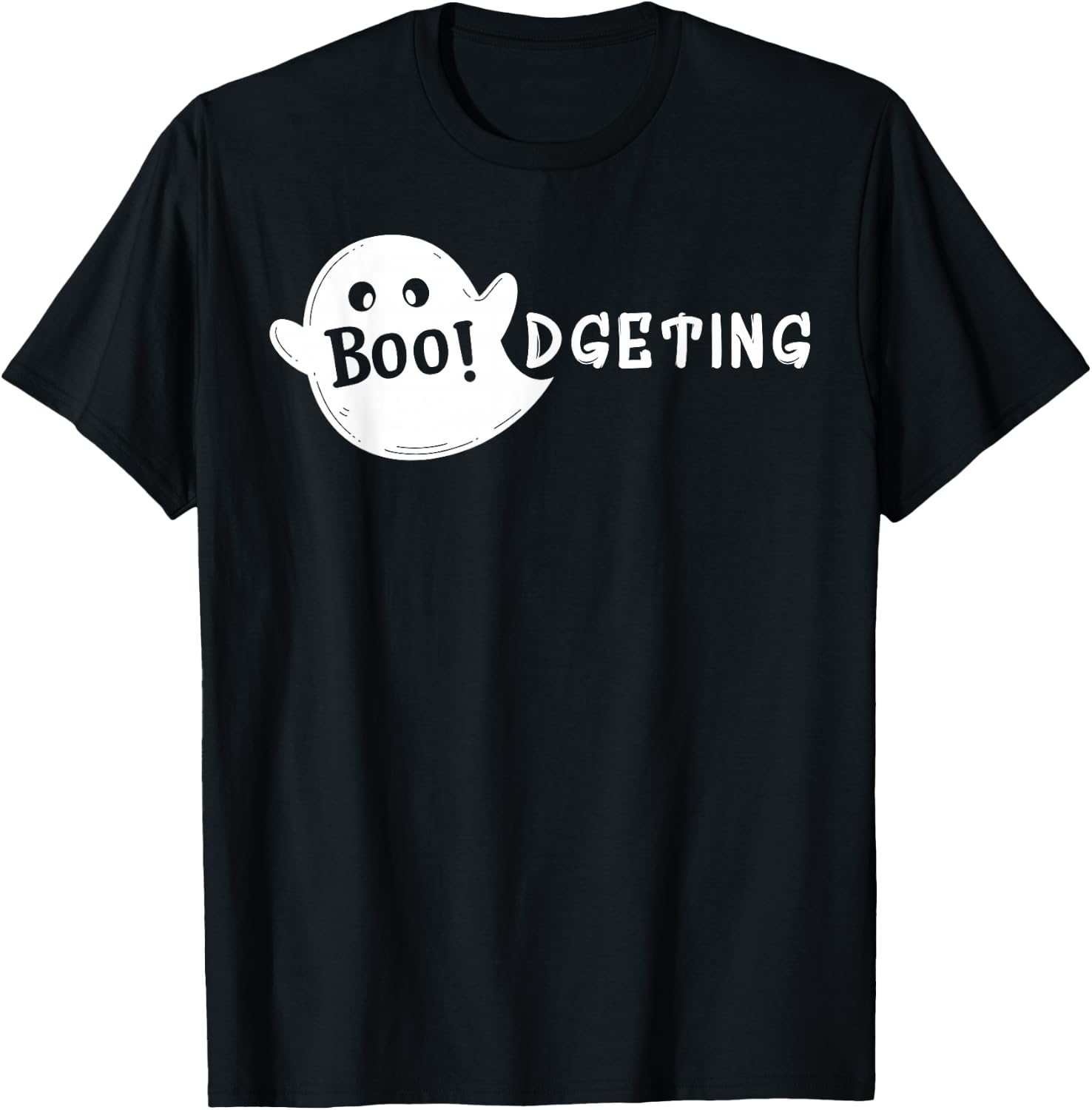 Boodgeting Halloween Humor Finance Department T-Shirt - T-Shirt | Black