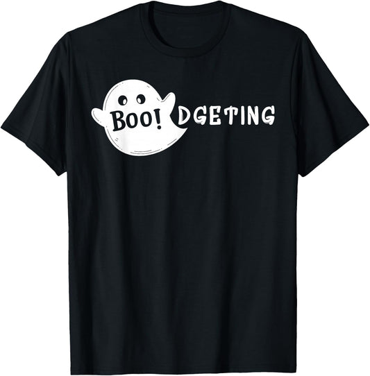 Boodgeting Halloween Humor Finance Department T-Shirt - T-Shirt | Black
