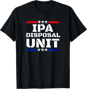 Ipa disposal unit IPA beer pale ale drinkers funny T-Shirt - T-Shirt | Black