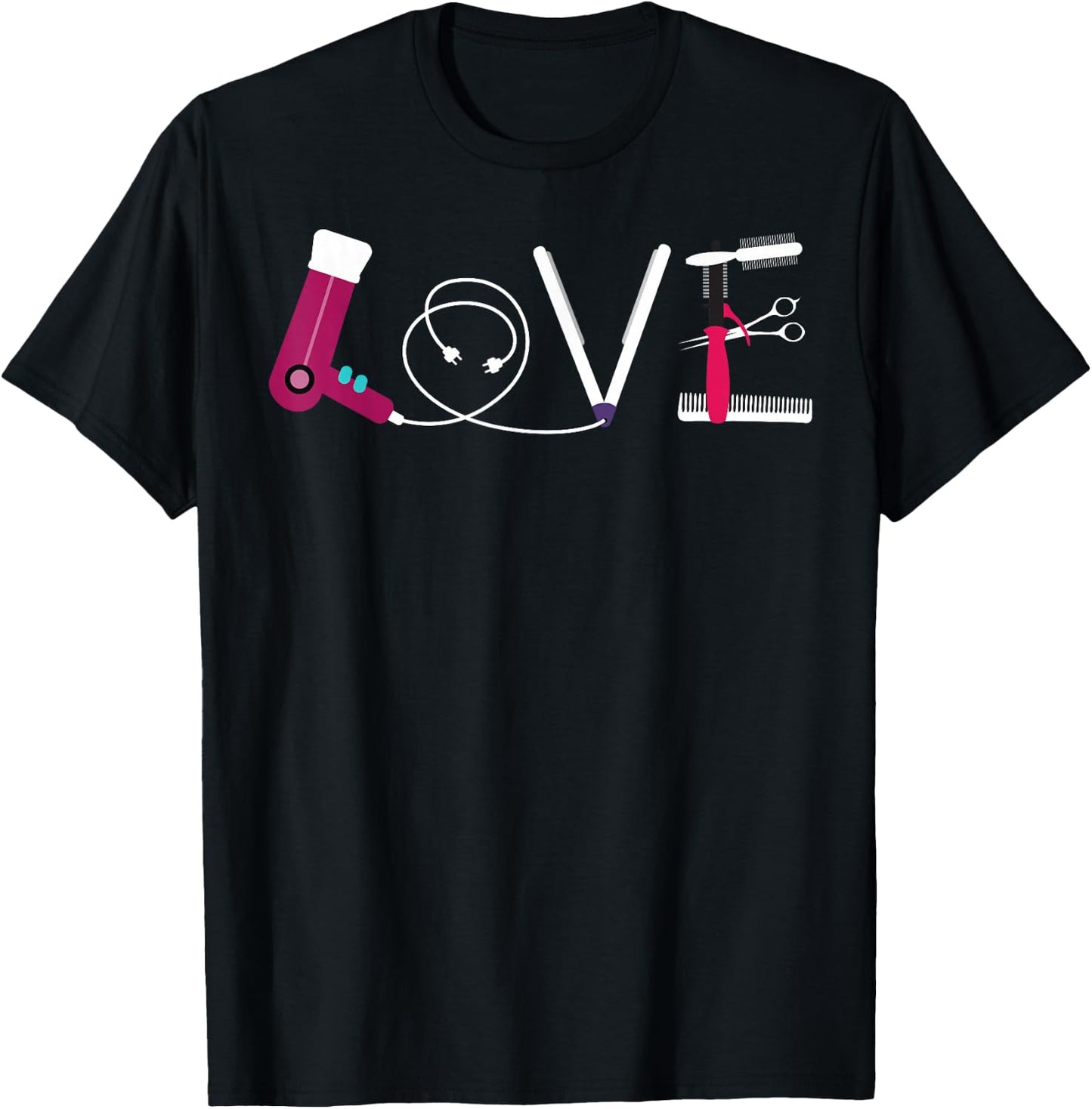 Best Hairdresser Gift Cosmetology Beautician Men T-Shirt - T-Shirt | Black