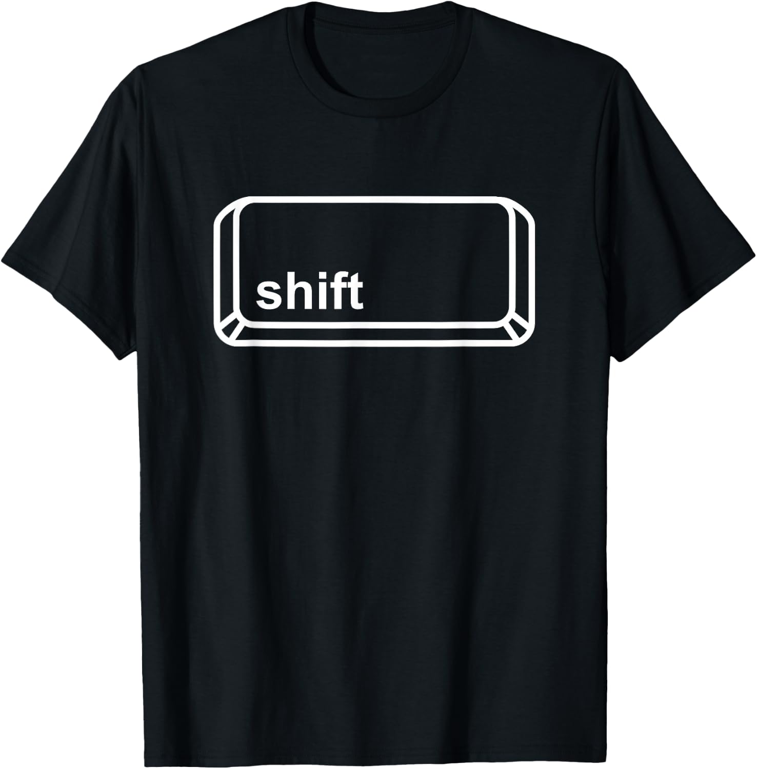Shift Button Computer Key Halloween Group Costume Dark T-Shirt - T-Shirt | Black