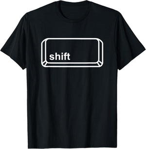 Shift Button Computer Key Halloween Group Costume Dark T-Shirt - T-Shirt | Black