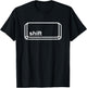 Shift Button Computer Key Halloween Group Costume Dark T-Shirt - T-Shirt | Black