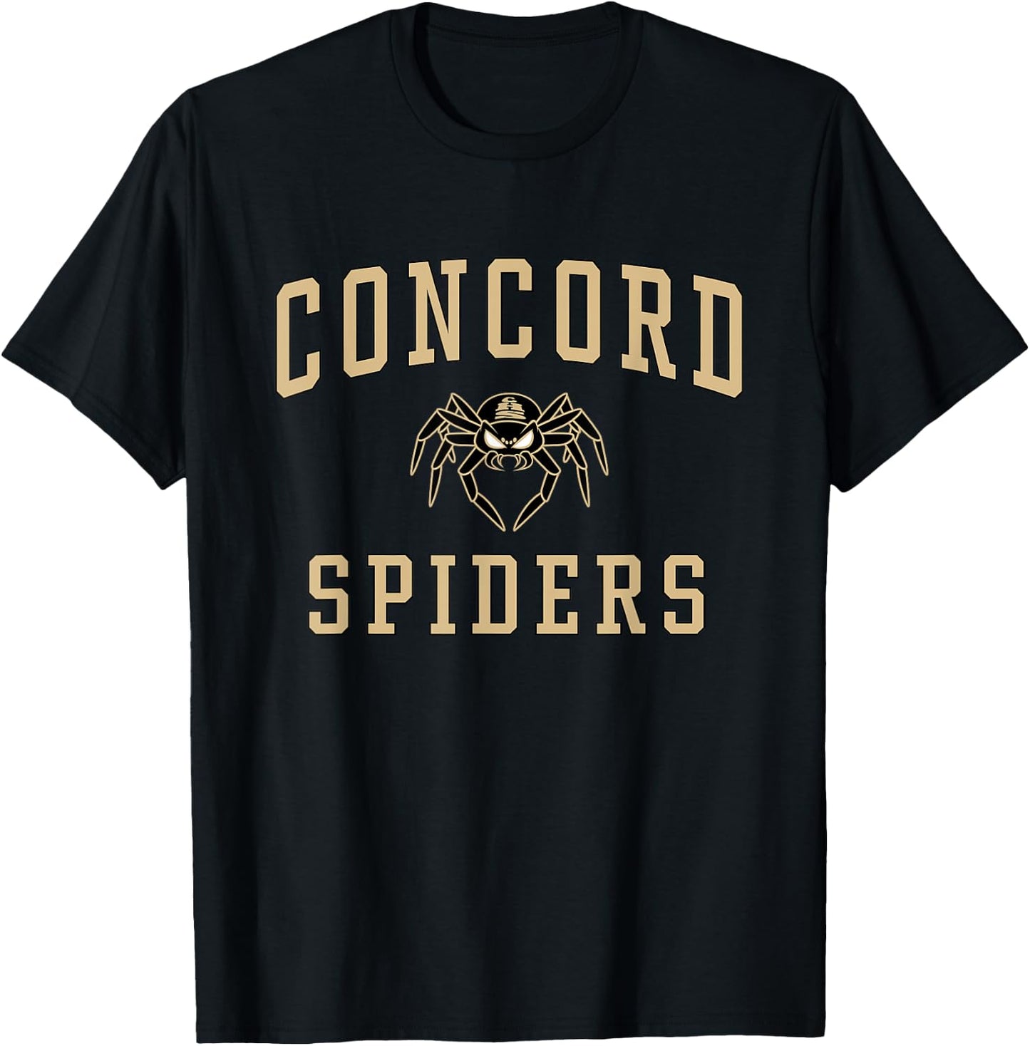 Concord High School Spiders C1 T-Shirt - T-Shirt | Black