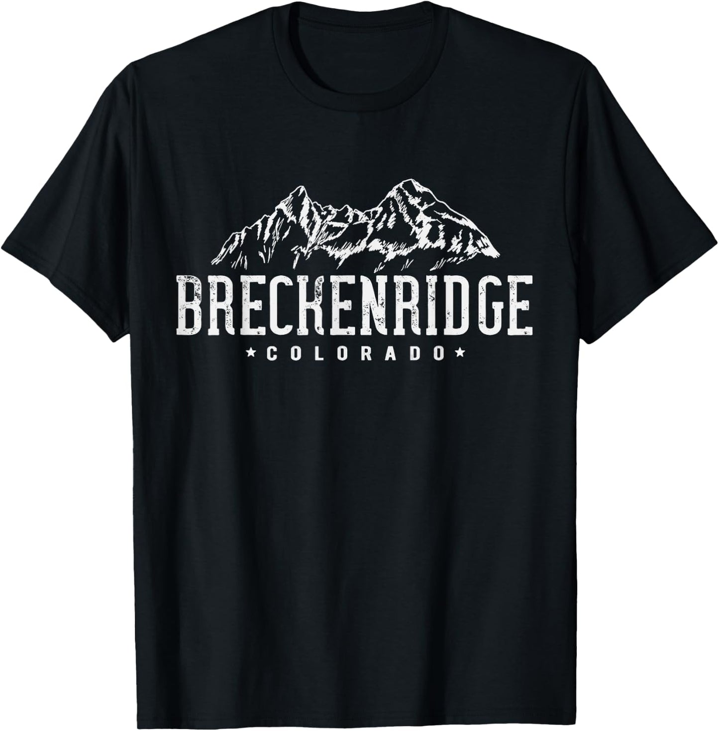 Breckenridge Colorado Mountains T-Shirt - T-Shirt | Black