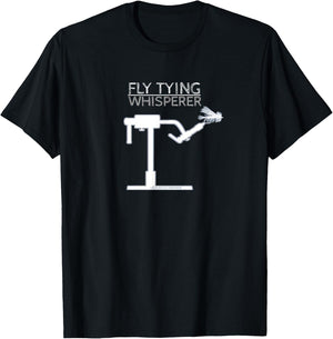 Fly Tying Shirts & Fly Fishing Gifts by Black Fly T-Shirt - T-Shirt | Black