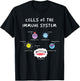 Immunology Lover Cells Of the Immune System Scientist T-Shirt - T-Shirt | Black