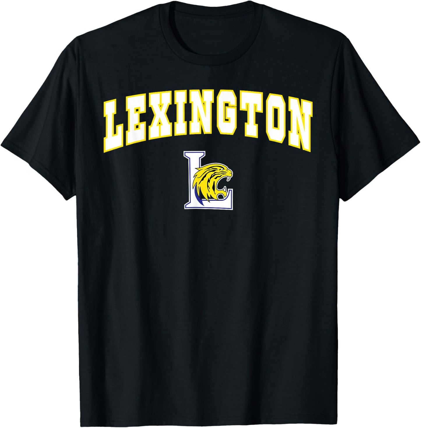 Lexington High School Wildcats C2 T-Shirt - T-Shirt | Black