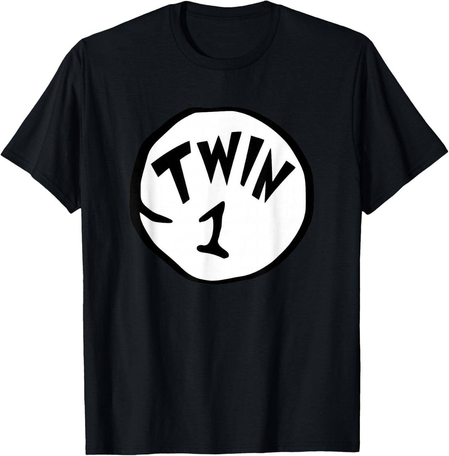 Twin 1 Birthday Gift T-Shirt - T-Shirt | Black