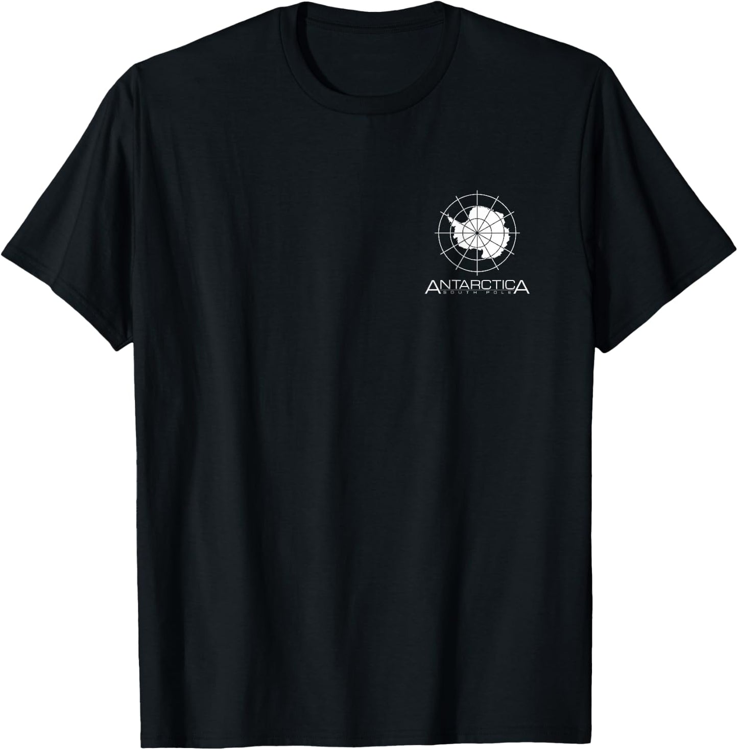 Antarctica South Pole Antarctic Circle Continent T-Shirt - T-Shirt | Black