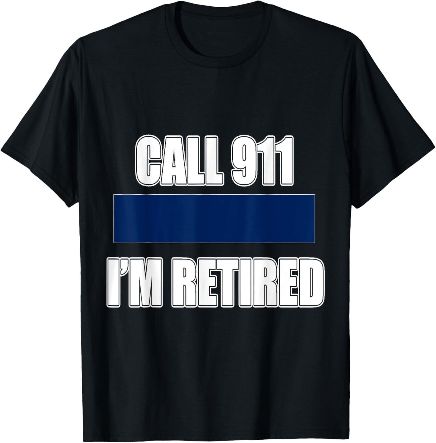 Retired Police Officer Retirement Gift Shirt Cop T-Shirt - T-Shirt | Black