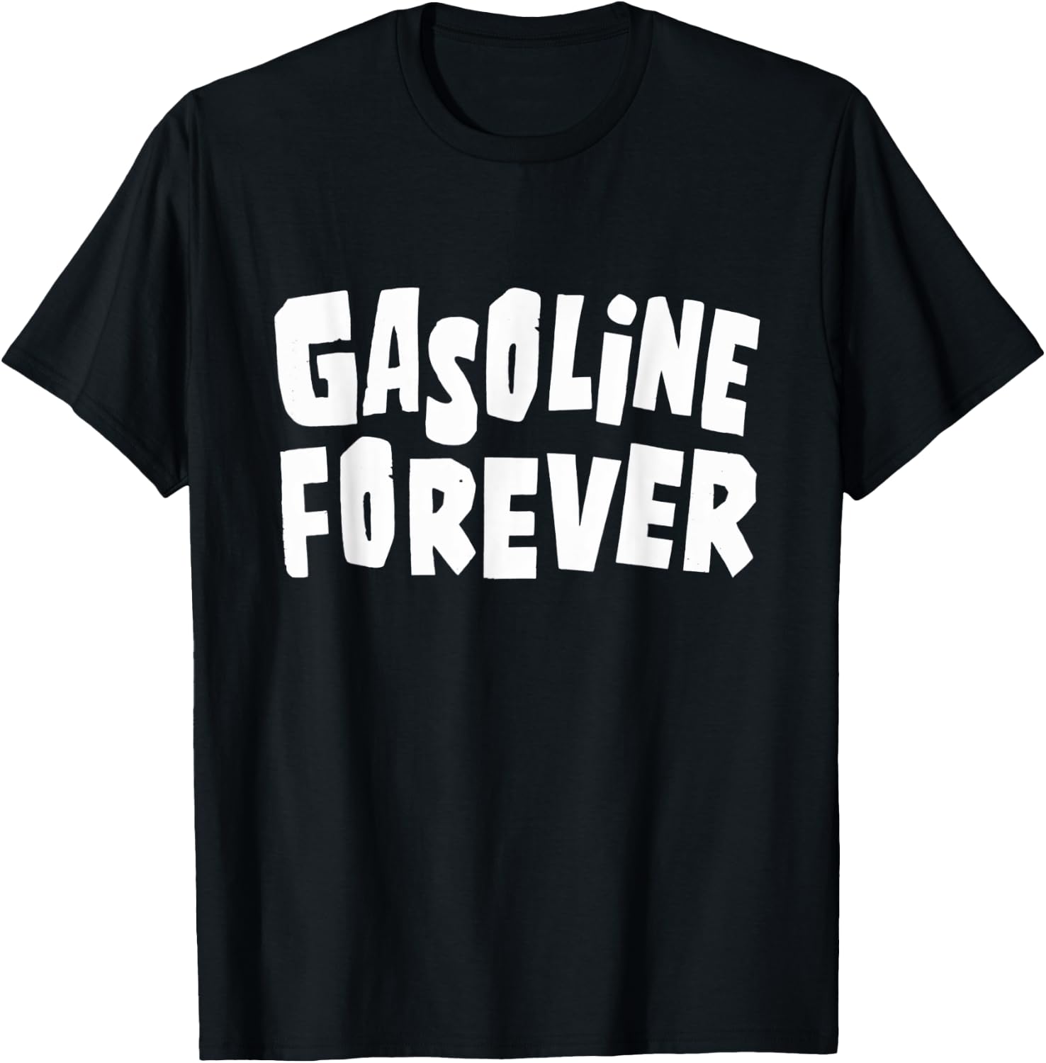 Gasoline Forever Funny Fuel Gas Cars Mechanic Car Lover T-Shirt - T-Shirt | Black
