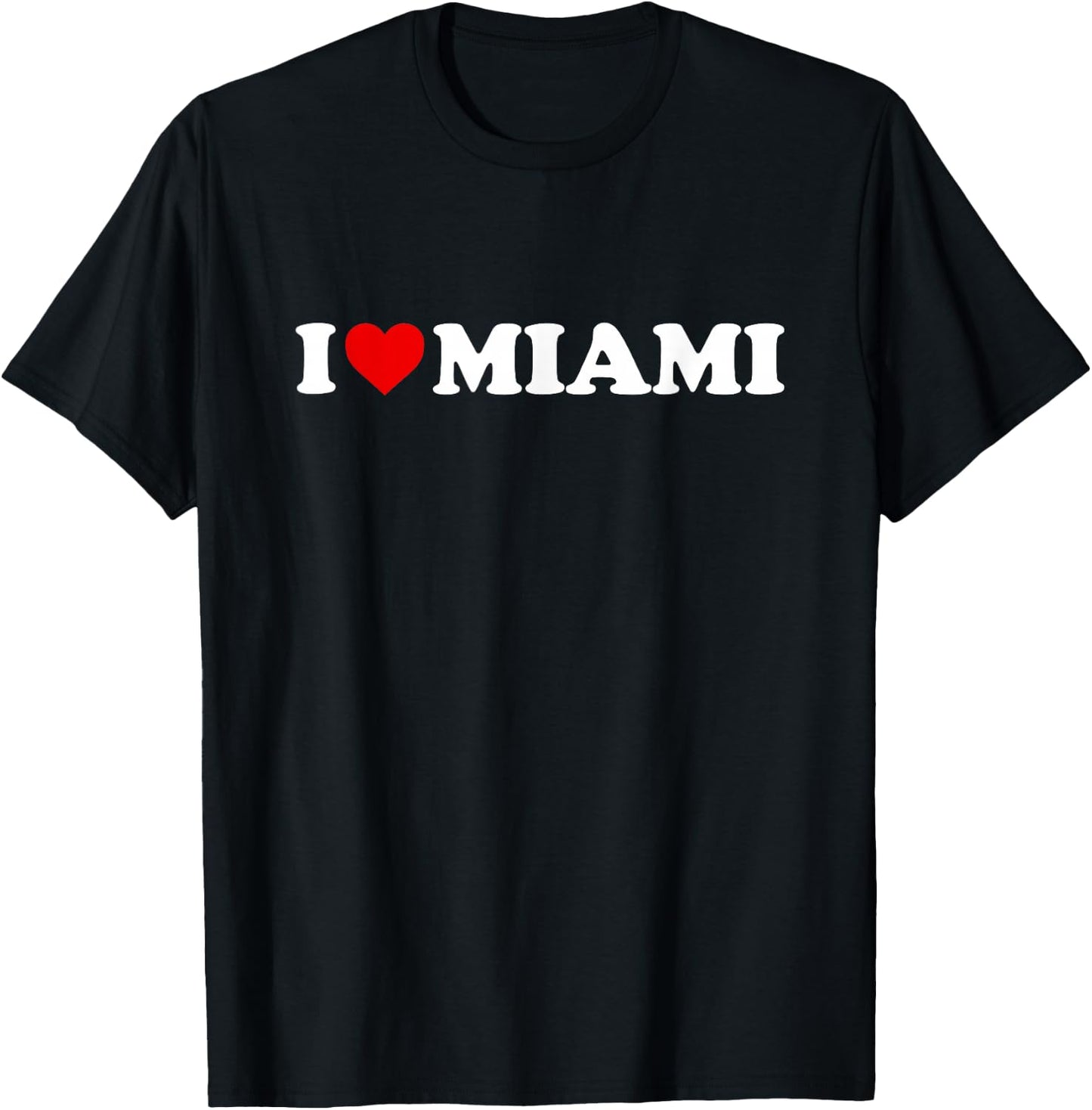 I Love Miami - Heart T-Shirt - T-Shirt | Black