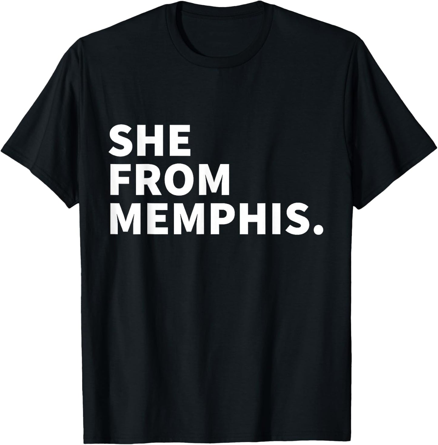 She from Memphis T-Shirt - T-Shirt | Black