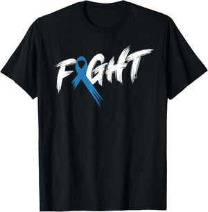 Diabetes Awareness Month Fight Vintage T1 T2 T-Shirt - T-Shirt | Black