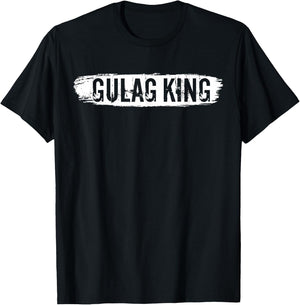 Straight Gulag King Warzone Gamer Duty Call Gift T-Shirt - T-Shirt | Black