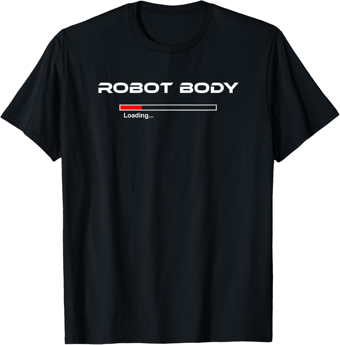 Robot body loading T-Shirt - T-Shirt | Black