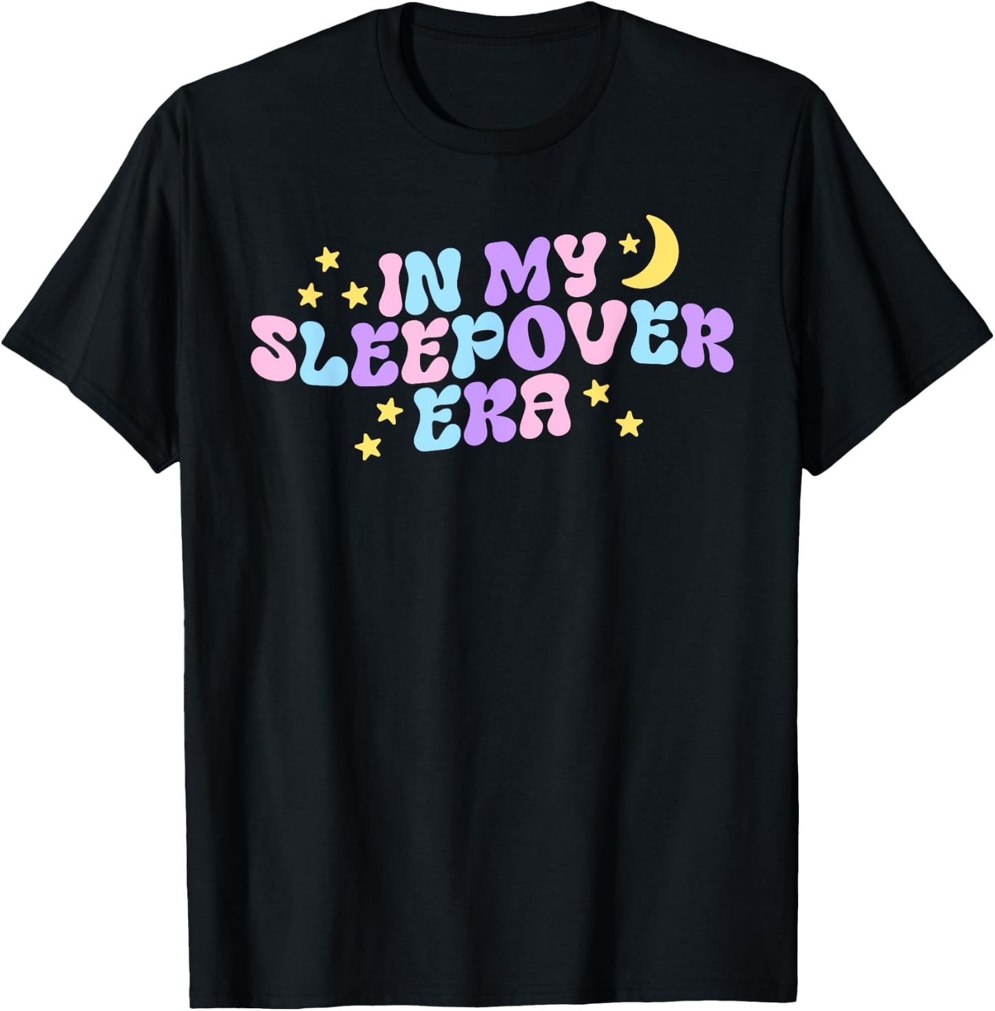 In My Sleepover Era Sleepover Girl Gang Birthday Matching T-Shirt - T-Shirt | Black