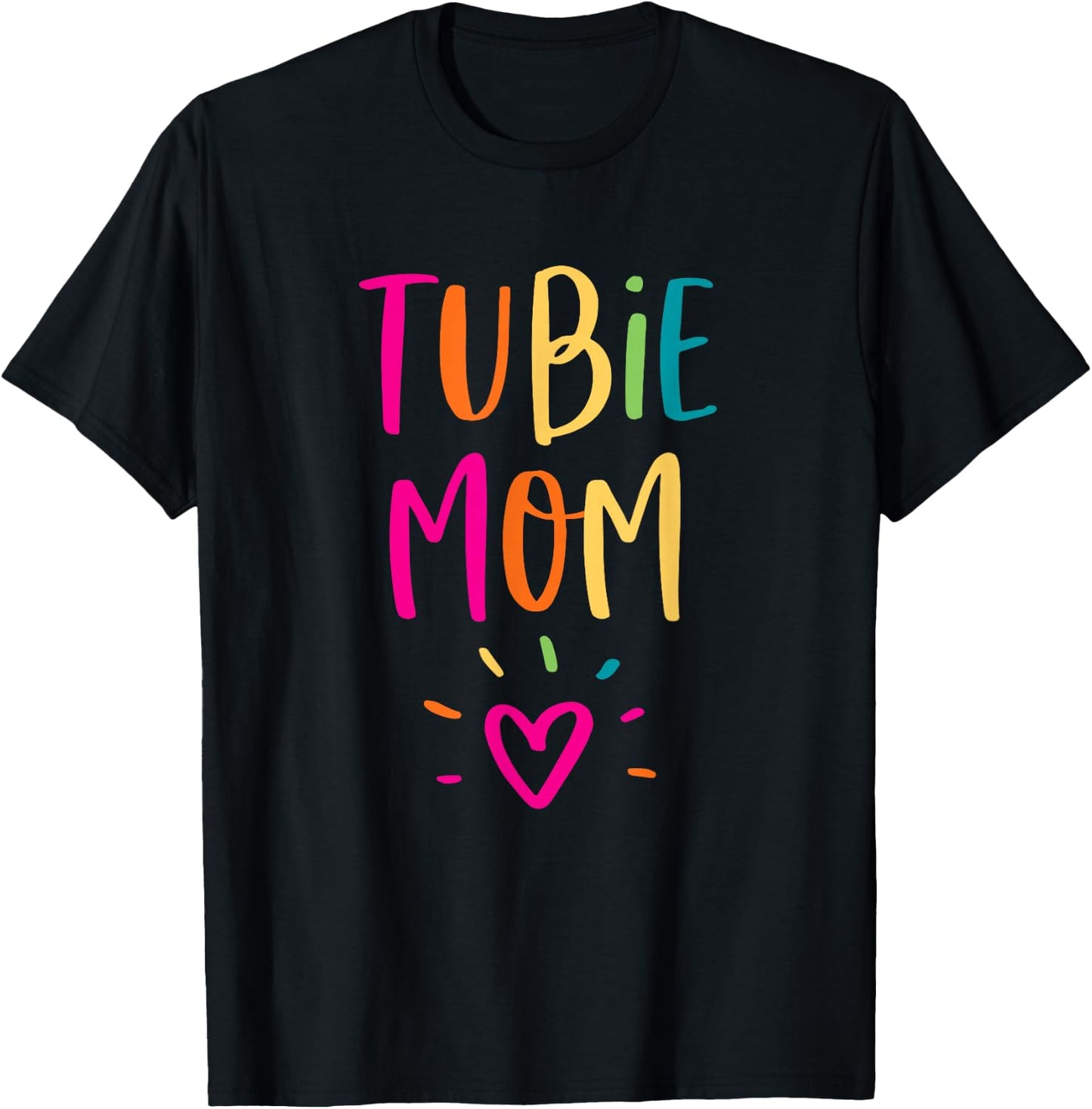 Tubie Mom Gift Feeding Tube Awareness Gastrostomy Button T-Shirt - T-Shirt | Black
