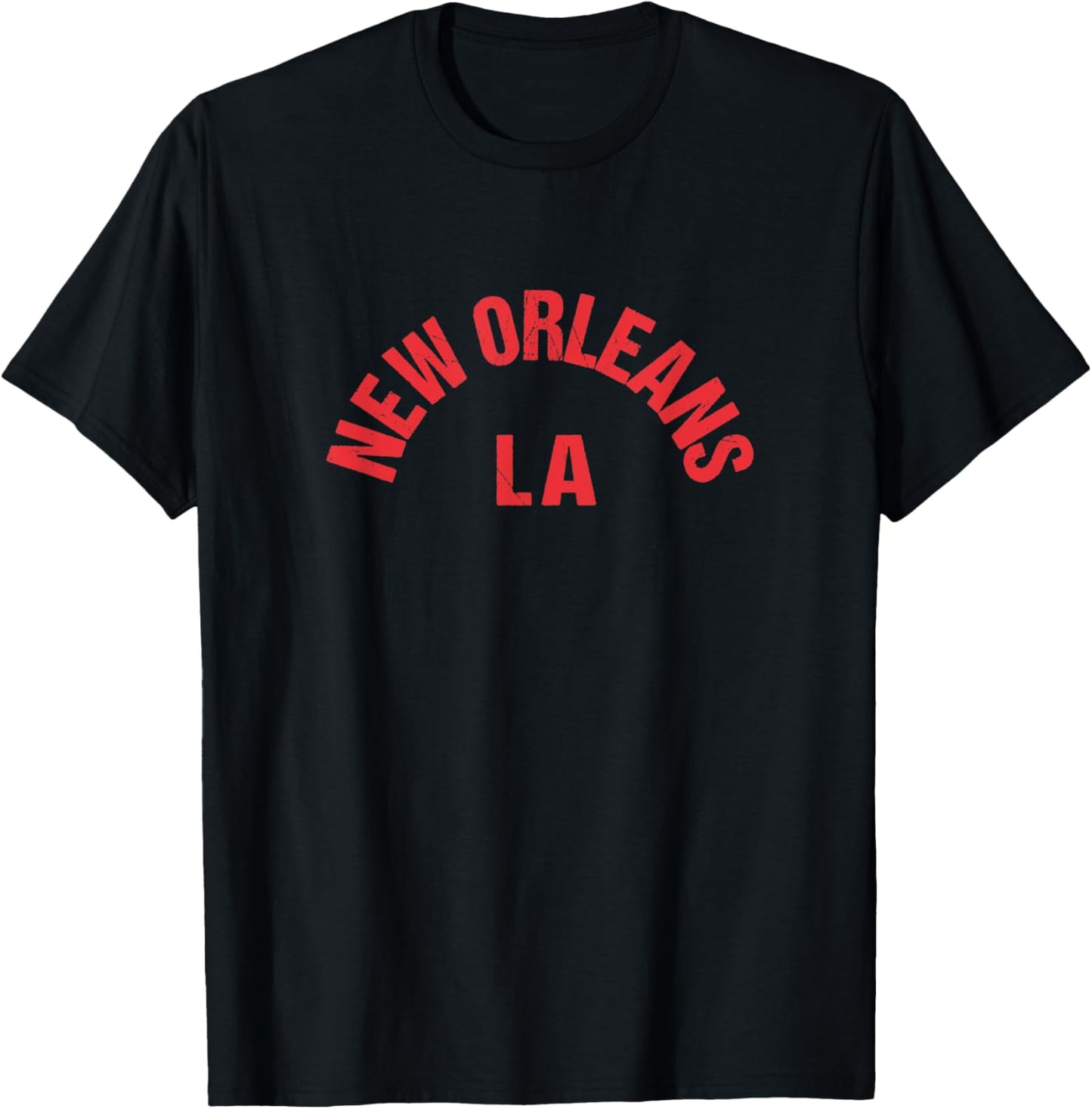 Red New Orleans Local Standard New Orleans Everyday Basic T-Shirt - T-Shirt | Black