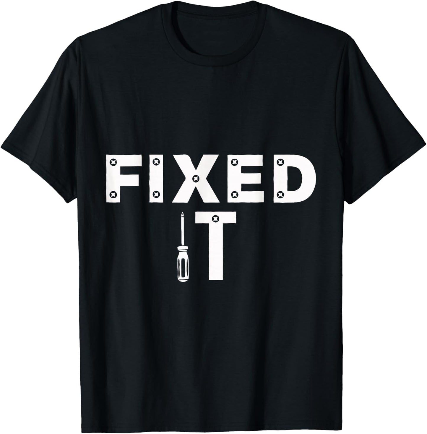 Fixed It Broke It Matching For Father's Day Dad Papa T-Shirt - T-Shirt | Black