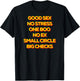 Good Sex No Stress One Boo No Ex Small Circle Big Checks T-Shirt - T-Shirt | Black