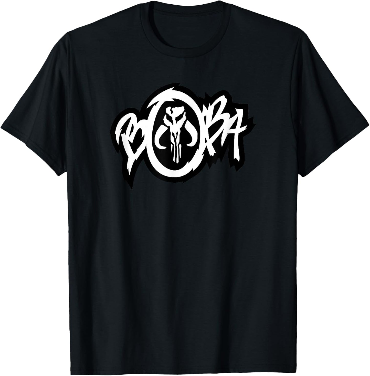 Star Wars The Book Of Boba Fett Boba Logo T-Shirt - T-Shirt | Black