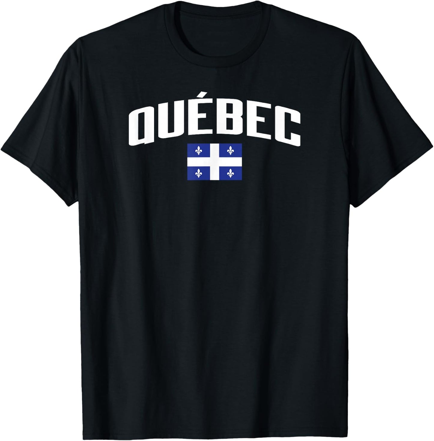 Quebec Flag Canada T-Shirt - T-Shirt | Black