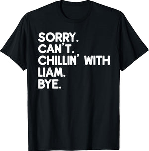 Liam First Name Funny Personalized Named Friend of T-Shirt - T-Shirt | Black