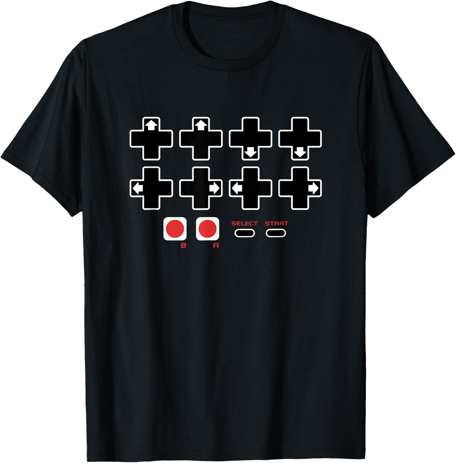 Cheat Code Contra Password T-Shirt - T-Shirt | Black