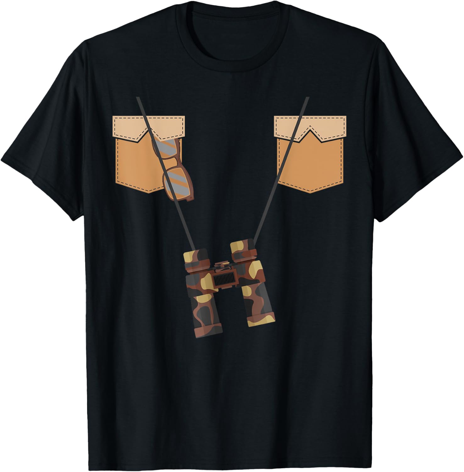Safari Ranger Costume Halloween Zookeeper Outfit Kids T-Shirt - T-Shirt | Black