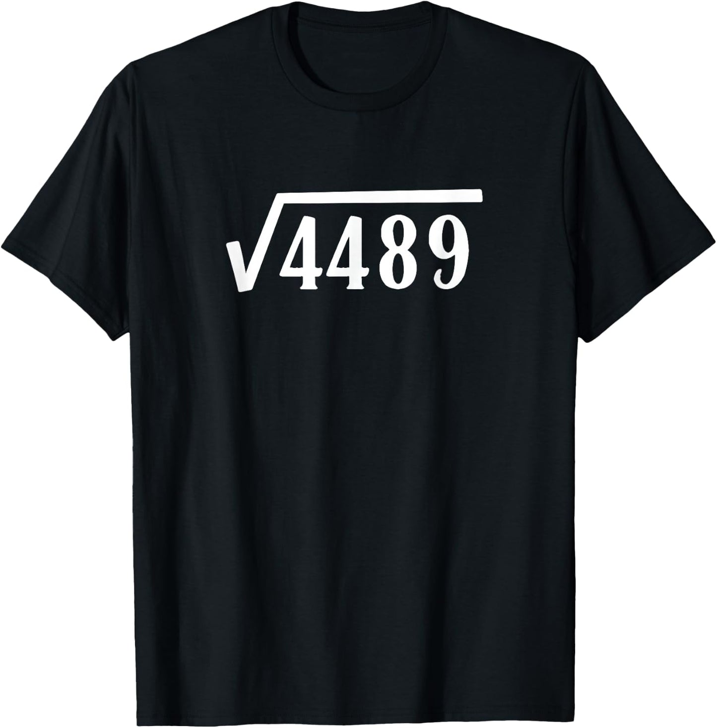 Square Root 67 Year Old Gift Funny Teacher 67th Birthday T-Shirt - T-Shirt | Black