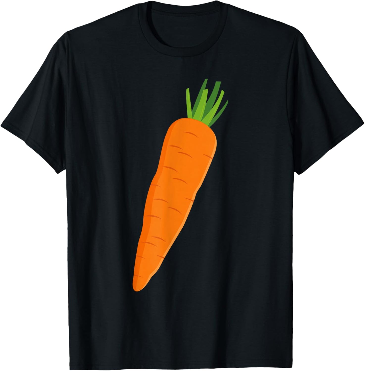 Matching Couple Costume Kid Funny Vegetable Carrot Halloween T-Shirt - T-Shirt | Black
