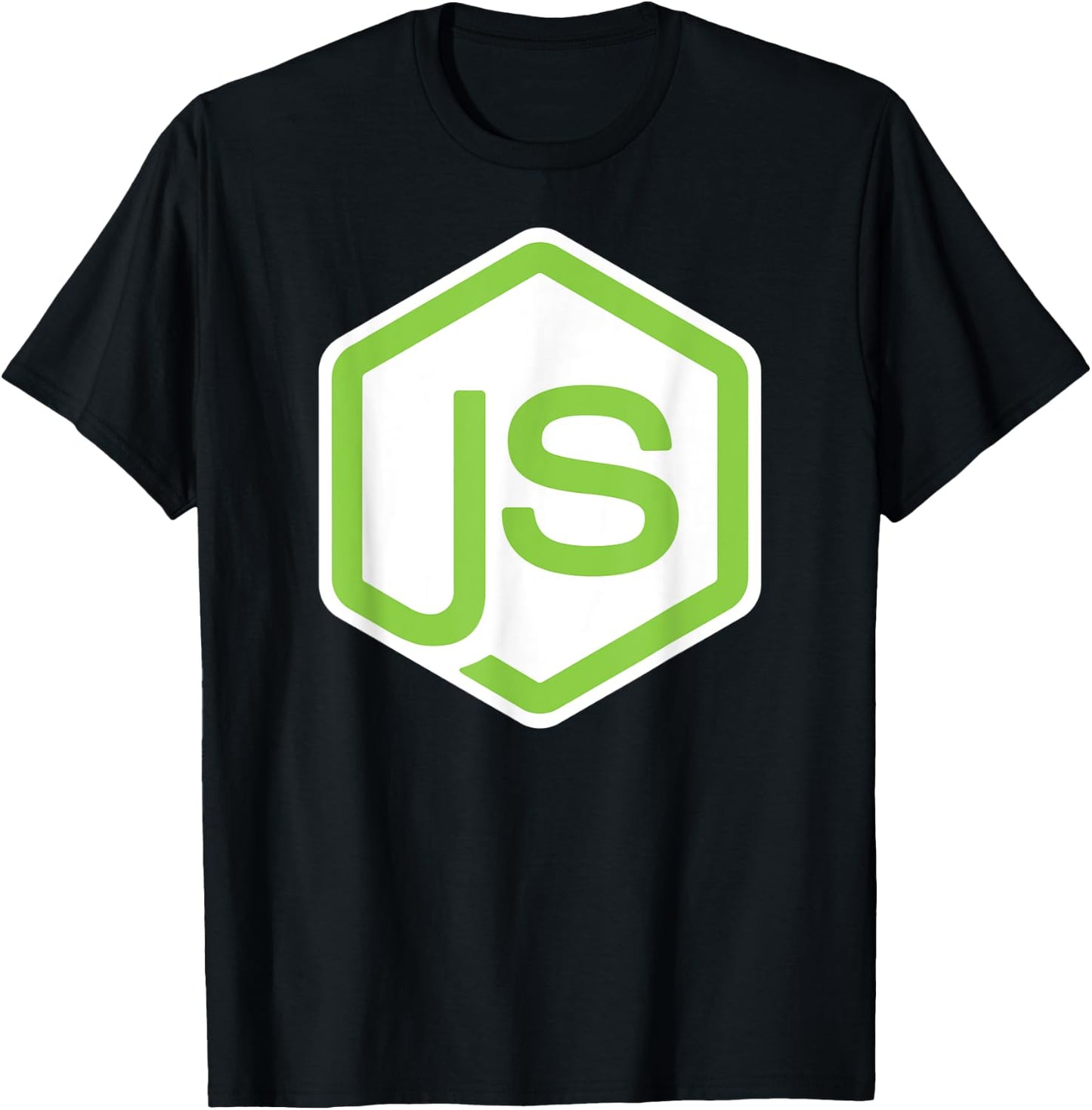 Node.js JavaScript JS Programmer Coding Open Source Geek T-Shirt - T-Shirt | Black