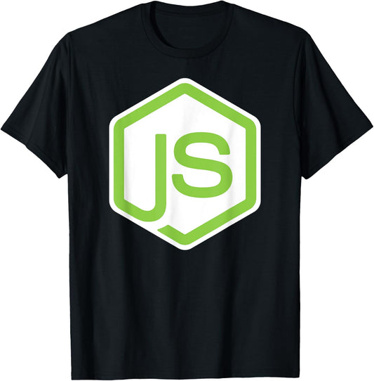 Node.js JavaScript JS Programmer Coding Open Source Geek T-Shirt - T-Shirt | Black