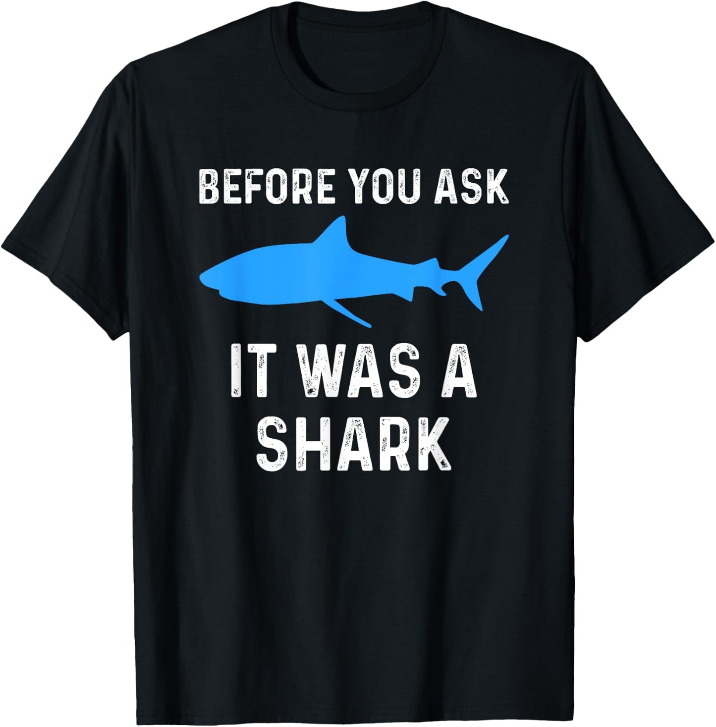 Funny Amputee Amputation Surgery Shark Humor T-Shirt - T-Shirt | Black