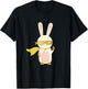 Super Rabbit | Women and Children - The Golden Hero T-Shirt - T-Shirt | Black