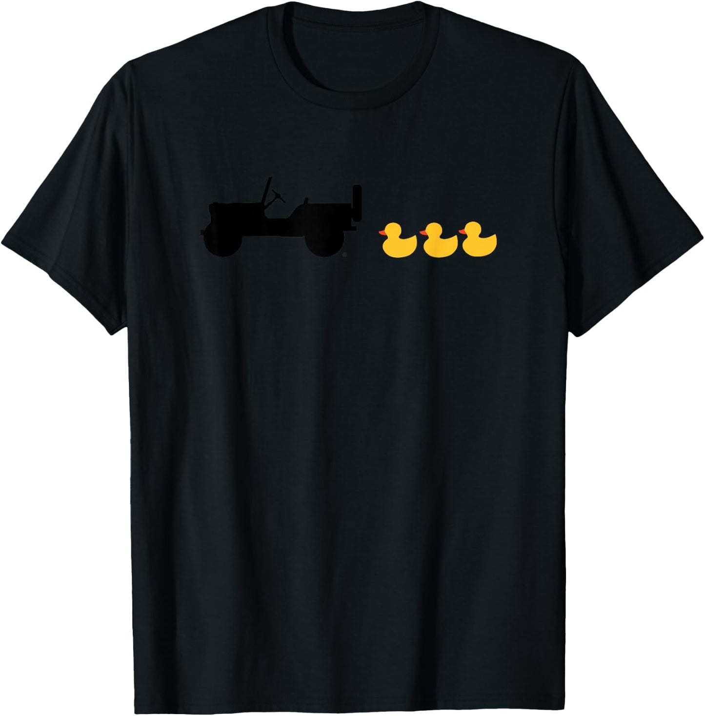 Jeep Willys Ducks T-Shirt - T-Shirt | Black