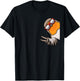 European Robin Birds T-Shirt - T-Shirt | Black