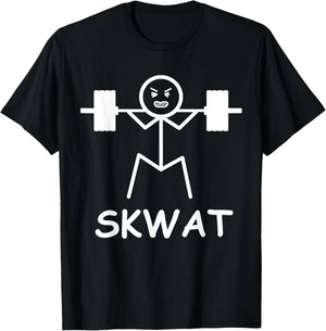 Skwat - Squat heavy T-Shirt - T-Shirt | Black